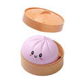 Fake Bun Sensory Toy Food Steamer Stretchy Desk Toys Kawaii Soft Dumpling Bun Simulation Fidget Squishes Stress Balls Toy